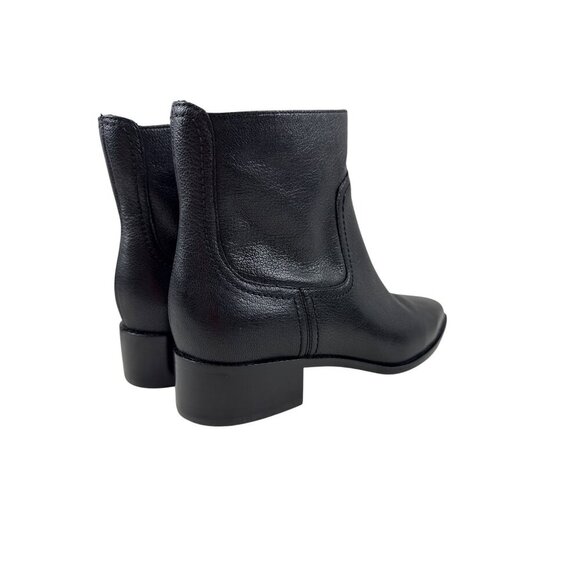 Cole Haan Nala Women's Bootie Ankle Boot Black Leather Heeled Western Size 7 NEW - Picture 6 of 10